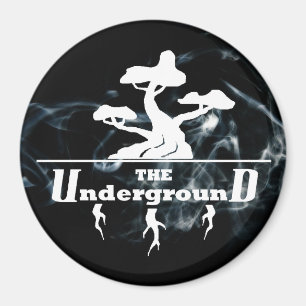 Business Logo Vaping Smoke Background Magnet
