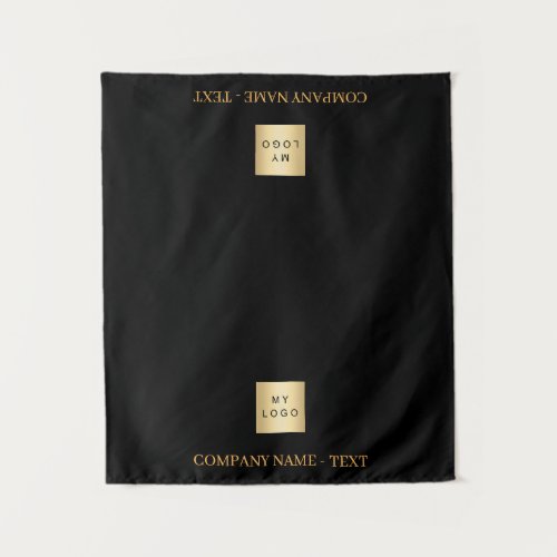 Business Logo Vendor Table Runner Display  Tapestry