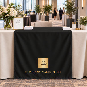 Business Logo Vendor Table Runner Display Tapestry