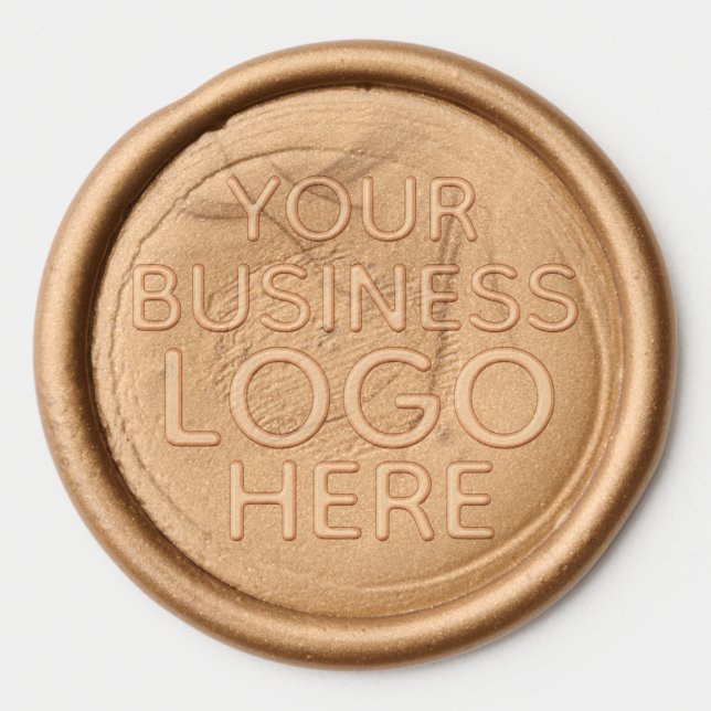 BUSINESS LOGO WAX SEAL SEALS STICKERS (Front)