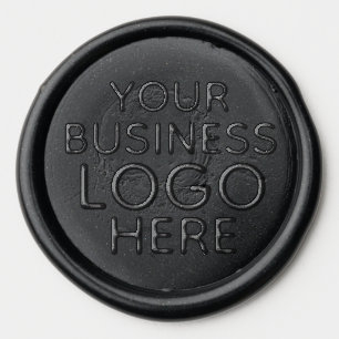 Business logo wax seal stickers custom