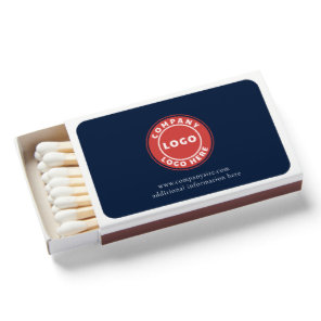 Business Logo Website Corporate Event Swag Matchboxes