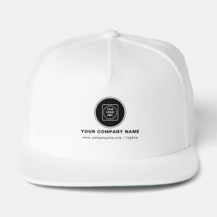 Business Logo Website Employees Promotional  Snap Back Hat