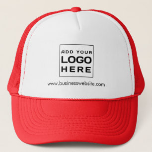 Business Logo Website Employees Swag Custom Trucker Hat