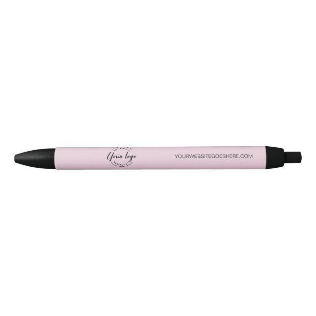 Business logo website Pink Custom  Pen (Front)