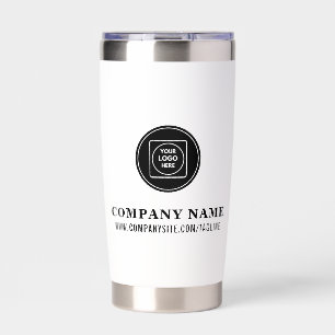 Business Logo Website Promotional Branding Design Insulated Tumbler