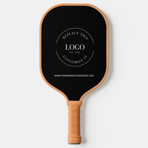 Business logo WEBSITE Simple Carbon Fiber  Carbon Fiber Pickleball Paddle