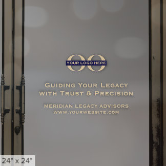 Business Logo Window Cling