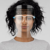 Business Logo with Name and Website Easy Branding Face Shield (Insitu)