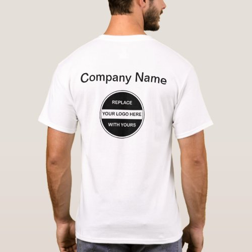 Business Logo Work Shirts Double Side