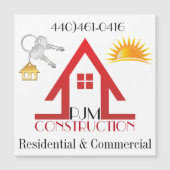 Business Magnet - Construction / Real Estate (Front)