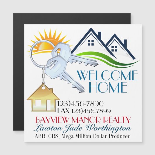 Business Magnet - Real Estate, You Name It (Front/Back)