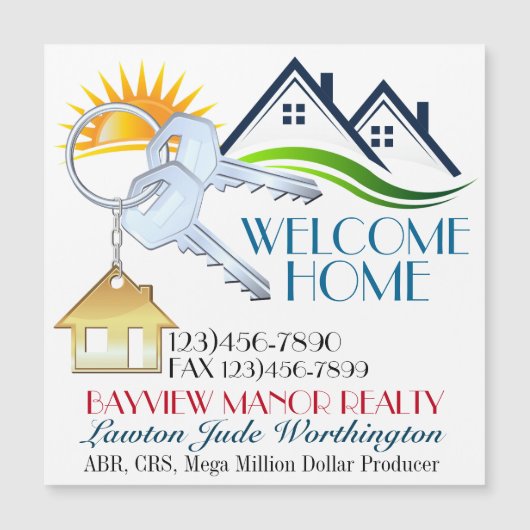 Business Magnet - Real Estate, You Name It (Front)