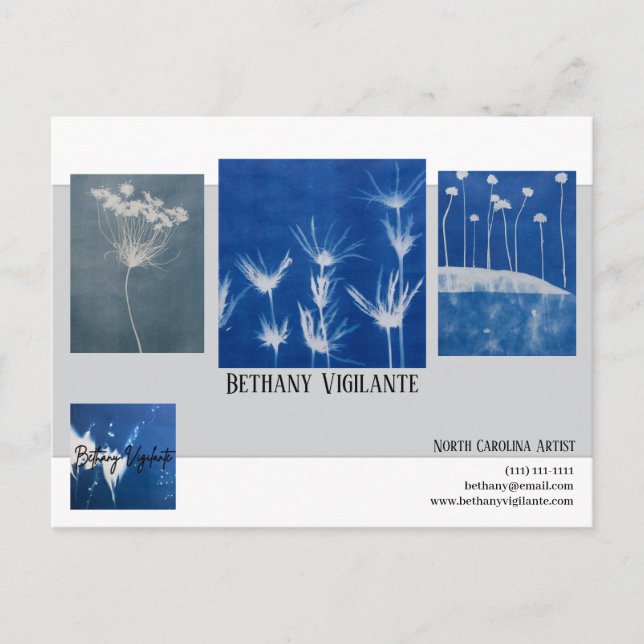 Business Mailer for Artists Postcard (Front)