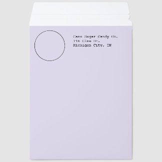 Business Mailer Template Custom Kraft Purple