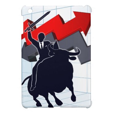Business Man on Bull Profit Concept iPad Mini Covers Business Man on Bull Profit Concept iPad Mini Covers