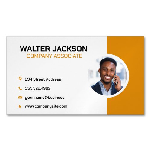 Business Man on Phone  Corporate Business Card