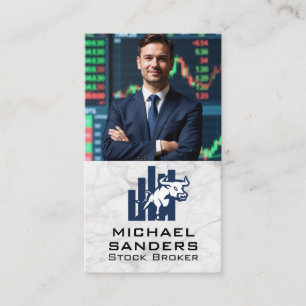 Business Man   Stocks Finance Card