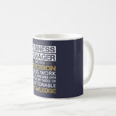 BUSINESS MANAGER COFFEE MUG (Front Right)
