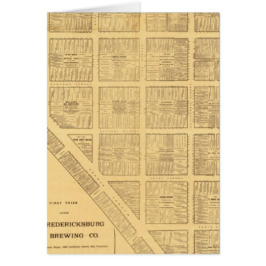 Business Map of San Francisco Cards (Front)