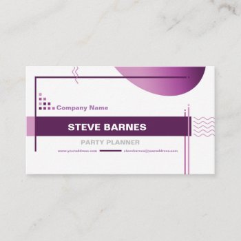 Business Marketer Stylish Graphic Elements Card by paplavskyte at Zazzle