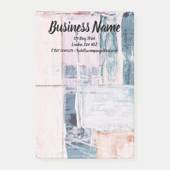 Business Marketing custom personalized Post-it Notes (Front)