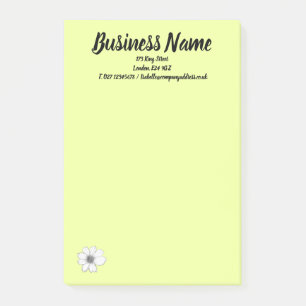 Business Marketing items personalized Green Post-it Notes