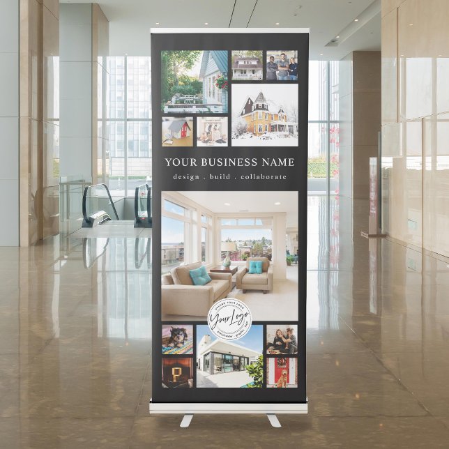 Business Marketing Photo Retractable Banner (Creator Uploaded)