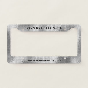 Business Marketing Website License Plate Frame