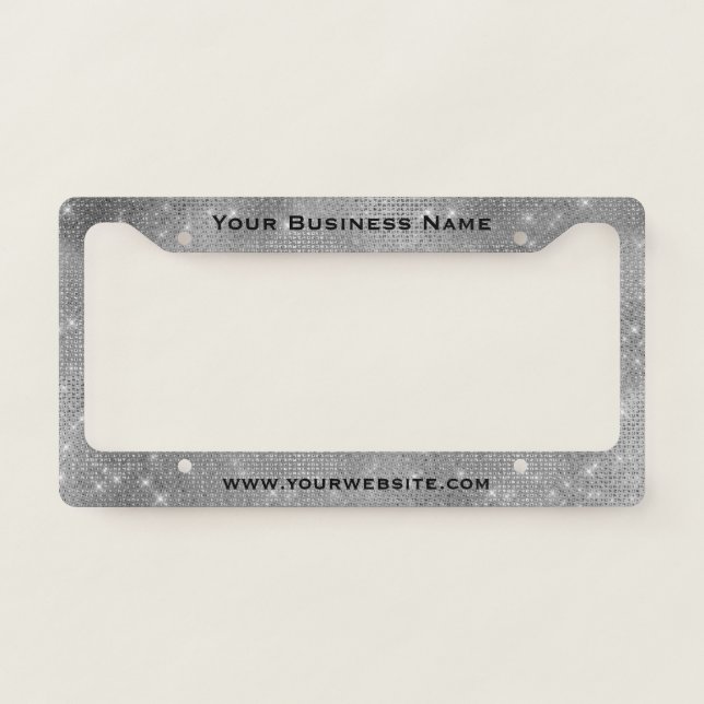 Business Marketing Website License Plate Frame (Front)