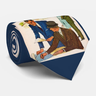 business men doing business  neck tie