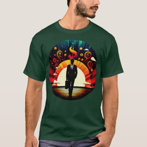 Business Men Untold Heroes Design T_Shirt