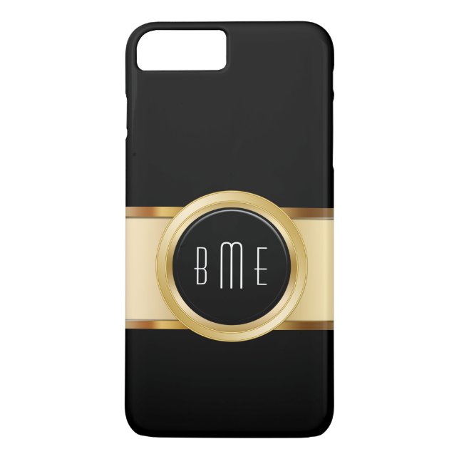 Business Men's Monogram Case-Mate iPhone Case (Back)