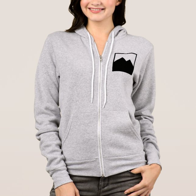 Business Merchandise Womens Zip Hoodie (Front)
