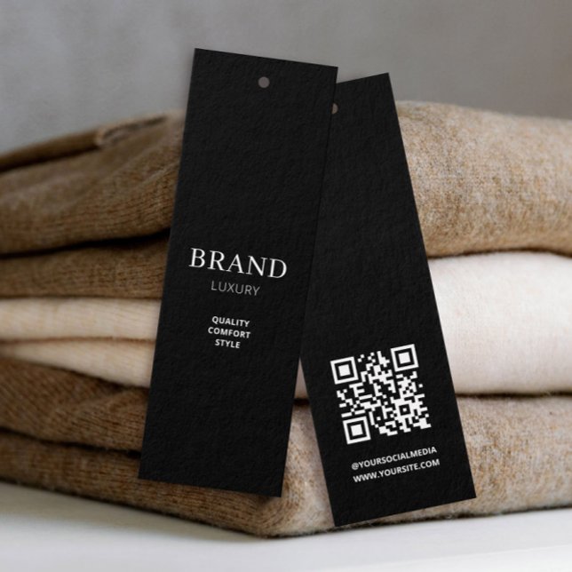 Business Minimalist Brand Name Clothing Hang Tag (Creator Uploaded)