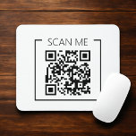 Business Minimalist QR Code Scan Me  Mouse Pad<br><div class="desc">Upgrade your workspace with a modern, interactive twist. This gel mouse pad features a clean “Scan Me” QR code design that’s perfect for entrepreneurs, small businesses, and creators who want to keep their digital presence close at hand. Whether you're linking to your website, portfolio, booking calendar, or social page, this...</div>