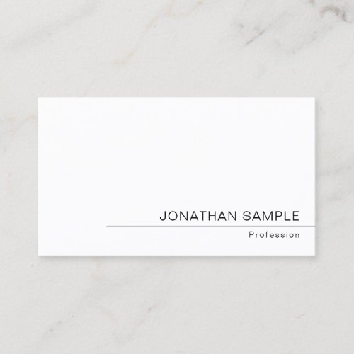 Business Minimalistic Elegant Modern Template Business Card