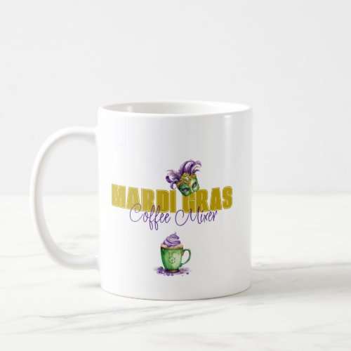 Business Mixer Mardi Gras Mug