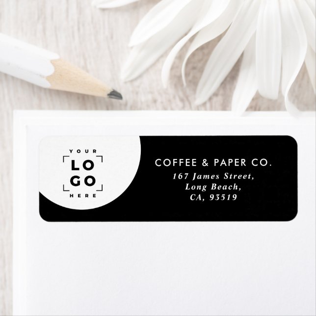 Business Modern graphic black white Label (Insitu)