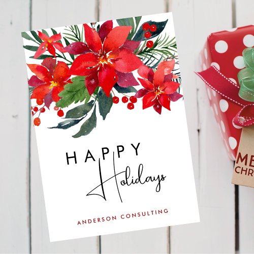 Business Modern Simple Holiday Card