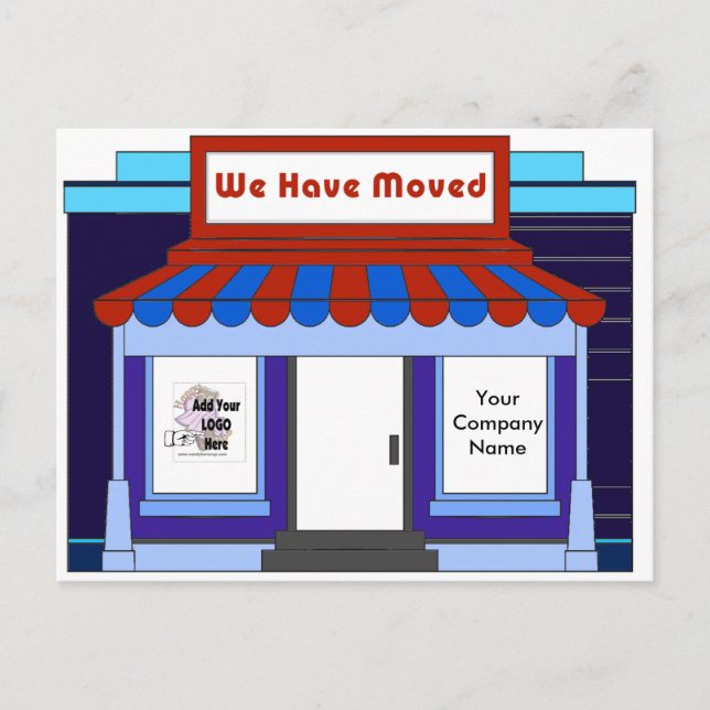 Business Moving Advertising Promoting Postcards (Front)