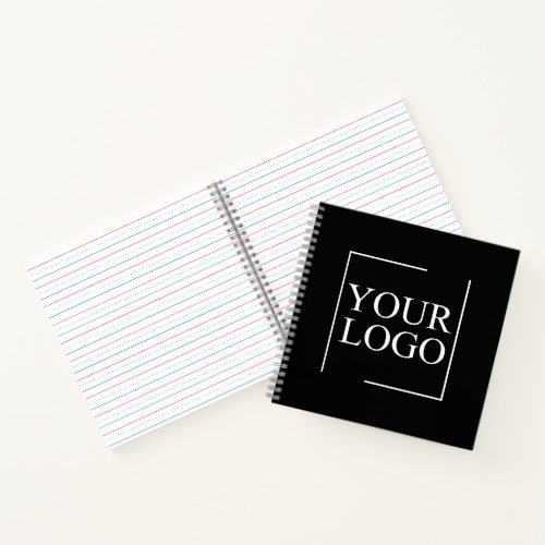 Business Name Add Logo Company Professional Text Notebook