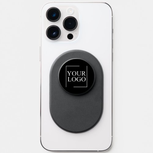 Business Name Add Logo Company Professional Text PopSocket