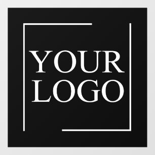 Business Name Add Logo Company Professional Text Window Cling