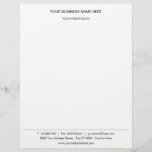 Business Name Address Contact Info Letterhead<br><div class="desc">Your Business Office Letterhead with Name Profession Address Contact information - Personalize with Customization Tool ! Choose olors / font / size</div>