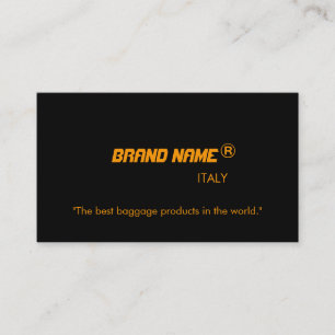 Business name advertisement cards. card