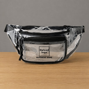 Business Name and Logo Clear Fanny Pack