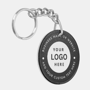 Business name and Logo Keychain