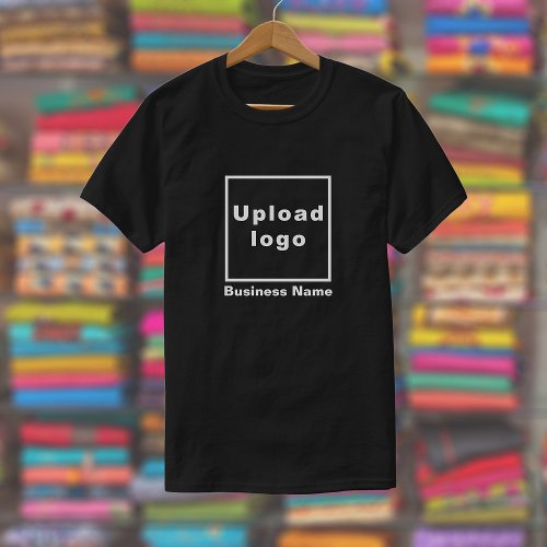 Business Name and Logo on Black T_Shirt