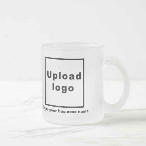 Business Name and Logo on Glass Mug